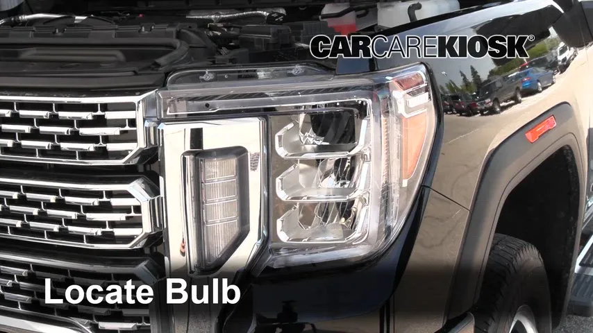 2021 GMC Sierra 2500 HD SLT 6.6L V8 Turbo Diesel Crew Cab Pickup Lights